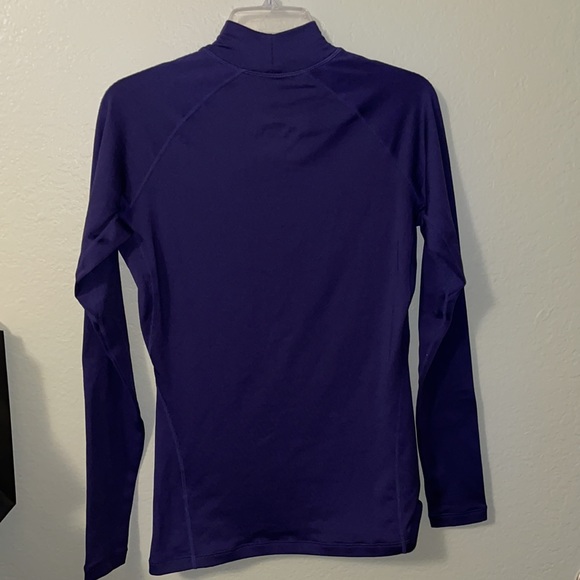 Purple Nike Pro Combat Dri Fit Pullover Sweater - Picture 6 of 7